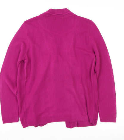 Womens UK Size S Lovell Pink Cardigan Jumper