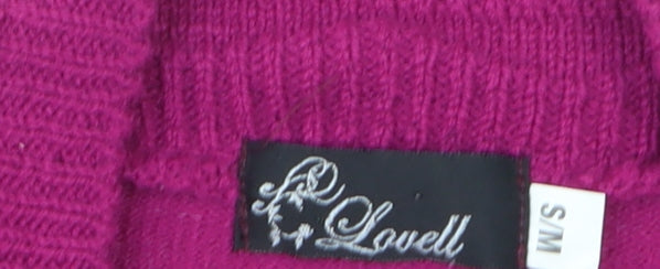 Womens UK Size S Lovell Pink Cardigan Jumper