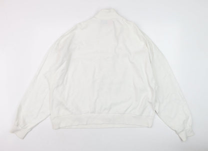 Womens UK Size 10 ASOS Design White Pullover Sweatshirt