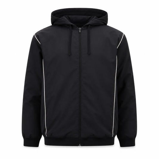 Mens UK Size M St. John's Bay Black Running & Jogging Walking Gym & Training Jac