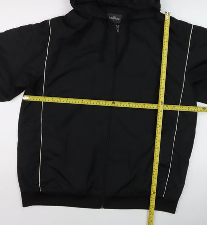 Mens UK Size M St. John's Bay Black Running & Jogging Walking Gym & Training Jac