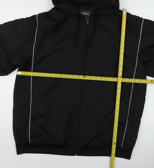Mens UK Size M St. John's Bay Black Running & Jogging Walking Gym & Training Jac