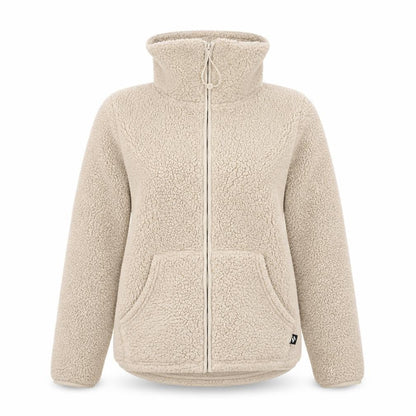 Womens UK Size S Skechers Beige Full Zip Hoodie