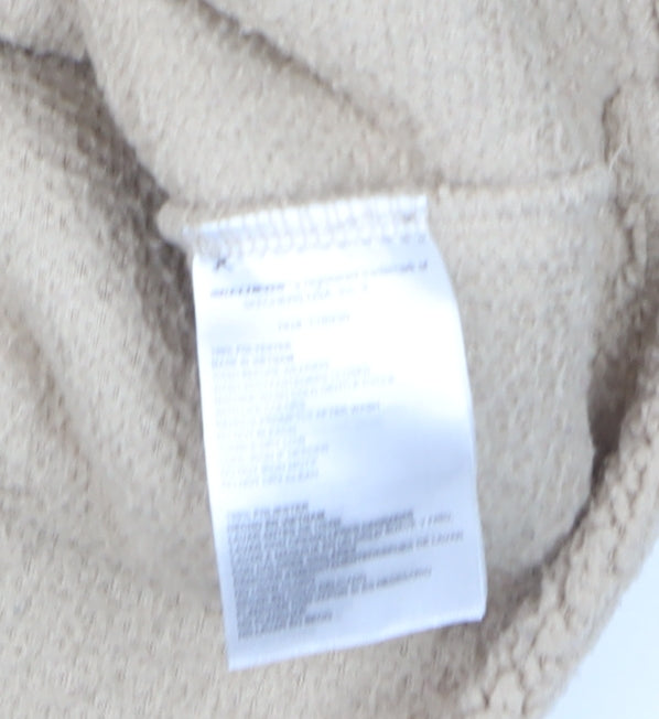 Womens UK Size S Skechers Beige Full Zip Hoodie