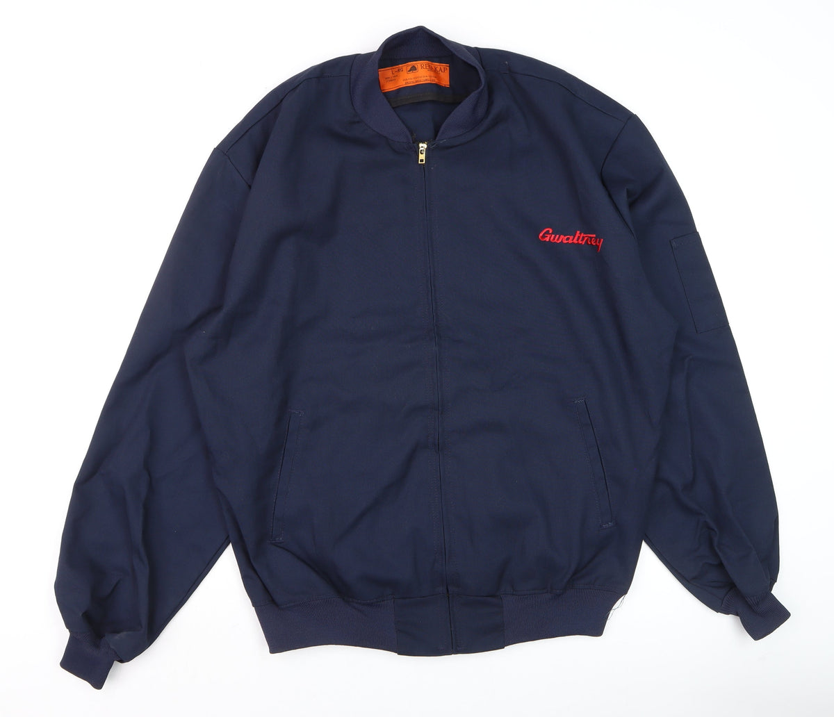 Mens UK Size L Red Kap Blue Bomber Jacket