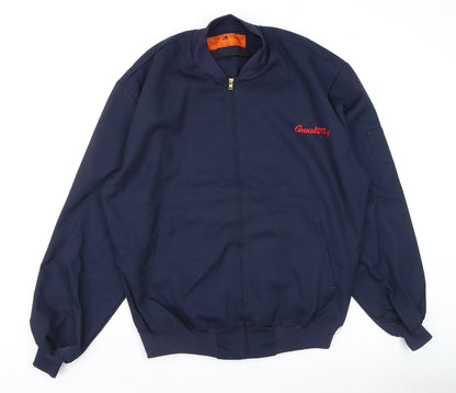 Mens UK Size L Red Kap Blue Bomber Jacket