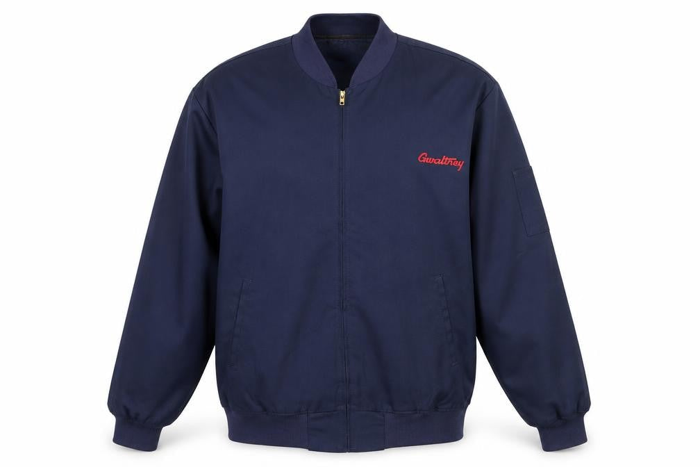 Mens UK Size L Red Kap Blue Bomber Jacket