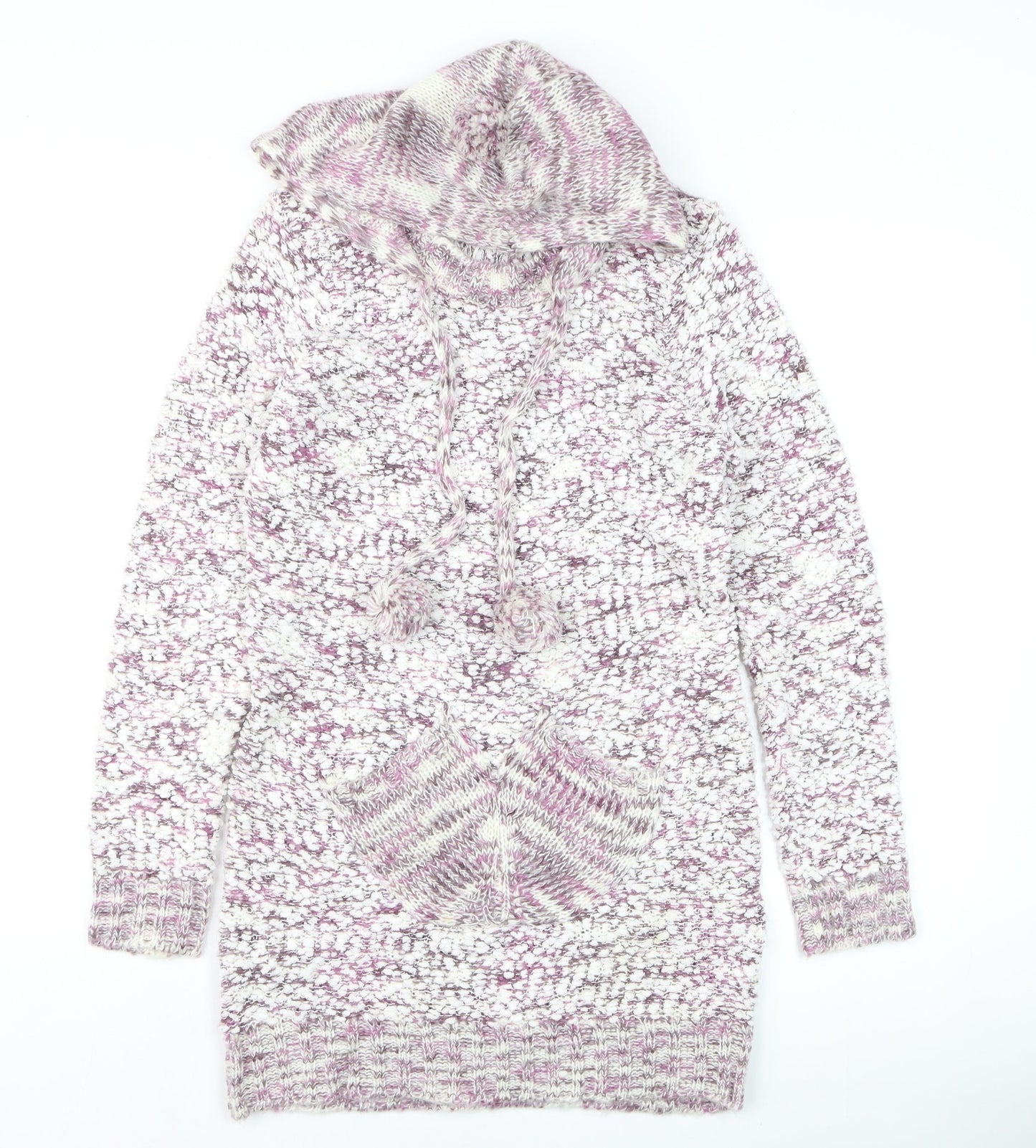 Womens UK Size 10 Stella Multicoloured Tunic Jumper