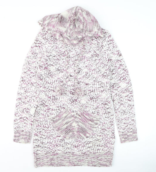 Womens UK Size 10 Stella Multicoloured Tunic Jumper