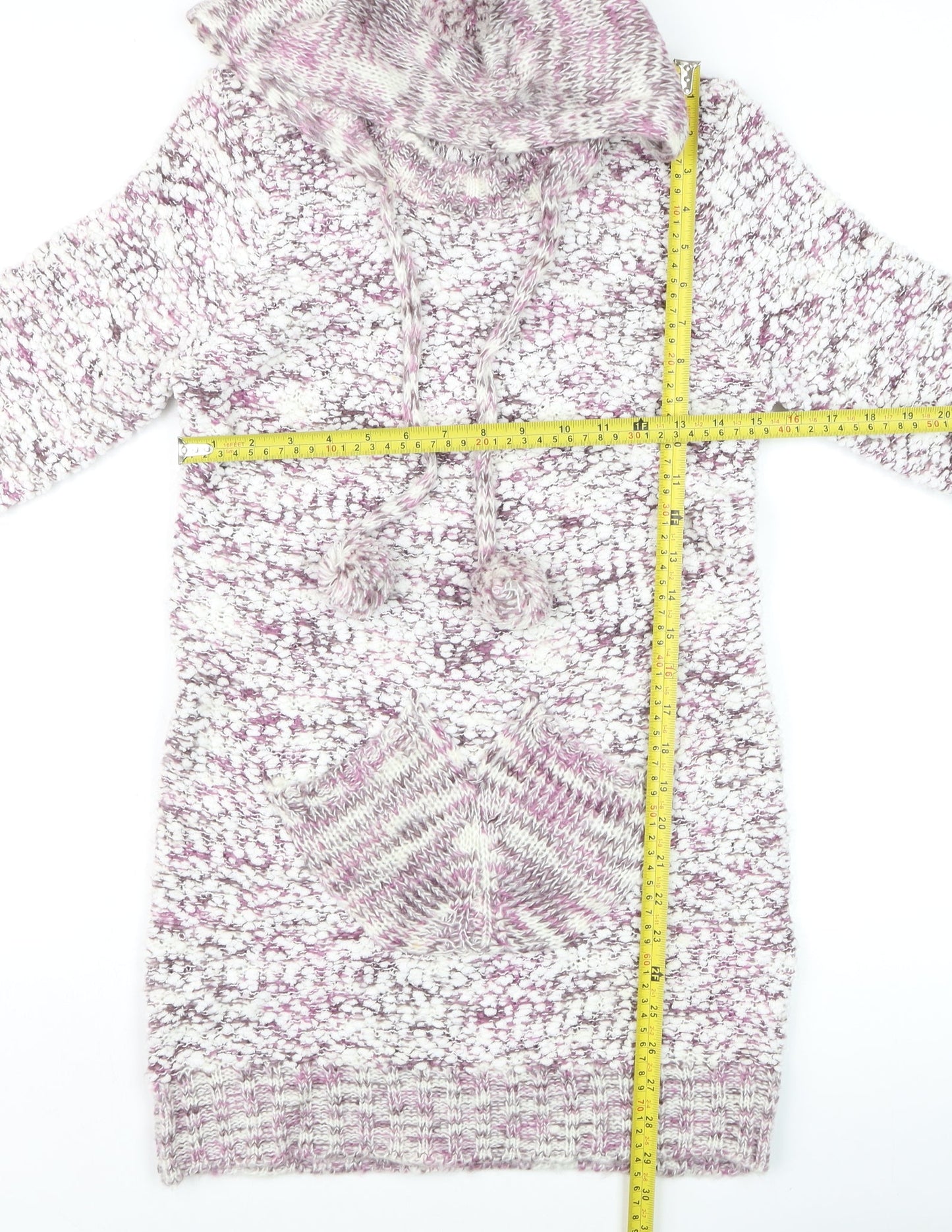 Womens UK Size 10 Stella Multicoloured Tunic Jumper