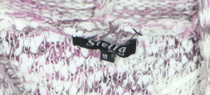 Womens UK Size 10 Stella Multicoloured Tunic Jumper