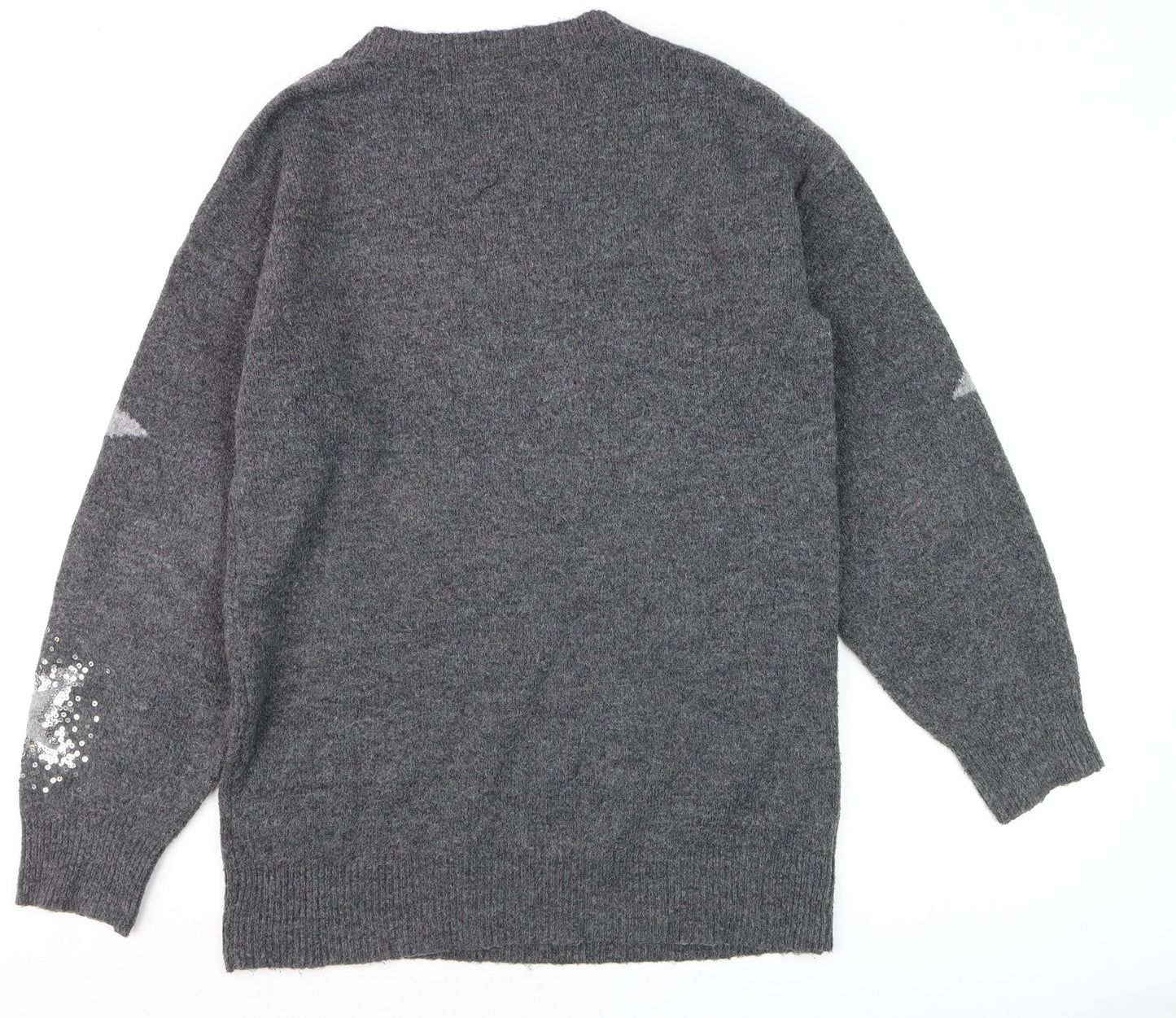 Womens UK Size S NEXT Grey Pullover Jumper