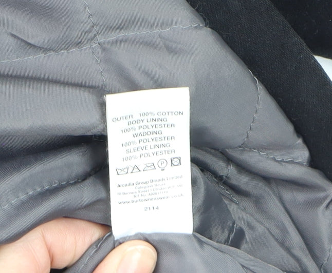 Mens UK Size M Burton Black Basic Jacket