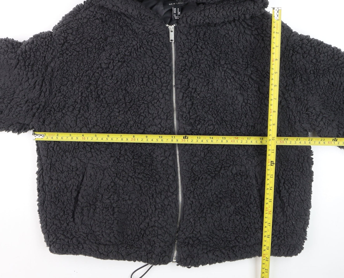 Womens UK Size M New Look Black Puffer Jacket