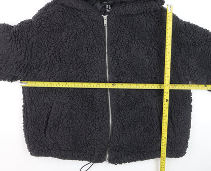 Womens UK Size M New Look Black Puffer Jacket