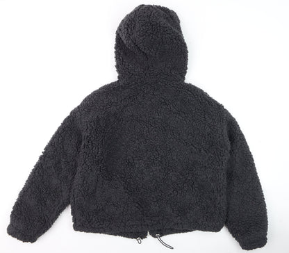 Womens UK Size M New Look Black Puffer Jacket