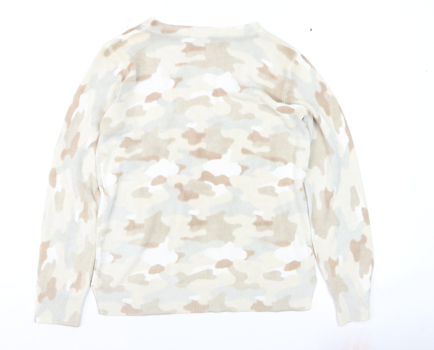 Womens UK Size 12 Marks and Spencer Beige Pullover Jumper