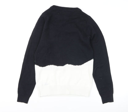 Womens UK Size XS NEXT Black Pullover Jumper