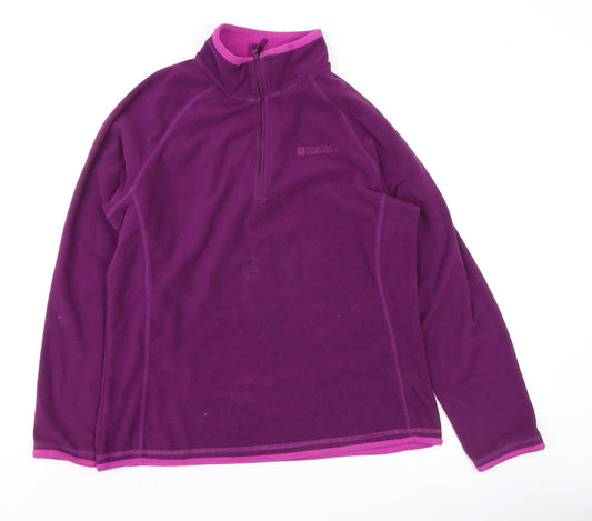 Womens UK Size 14 Mountain Warehouse Purple Pullover Sweatshirt