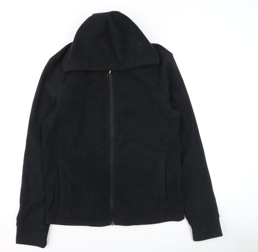 Mens UK Size M Workwear Black Full Zip Hoodie