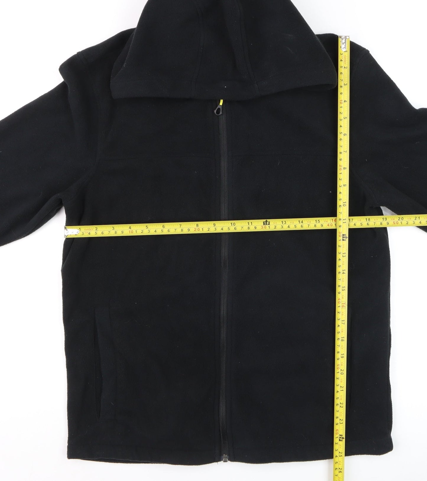Mens UK Size M Workwear Black Full Zip Hoodie