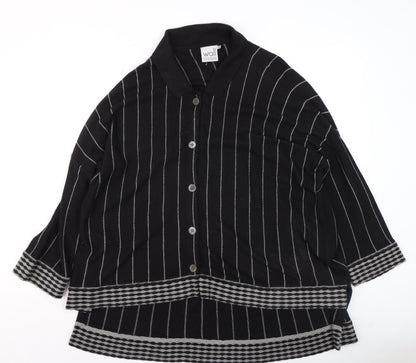 Womens UK Size S Wall Black Cardigan Jumper