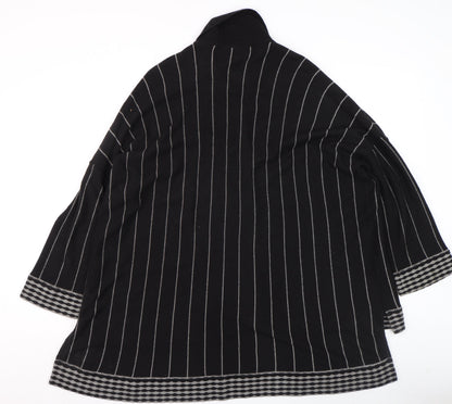 Womens UK Size S Wall Black Cardigan Jumper