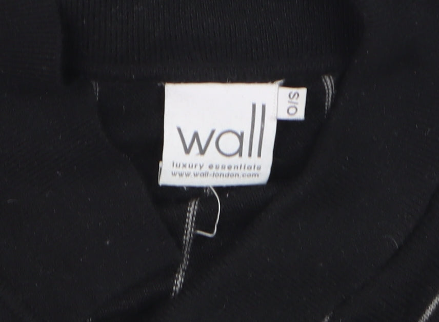 Womens UK Size S Wall Black Cardigan Jumper
