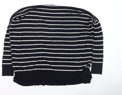 Womens UK Size XS H&M Blue Pullover Jumper