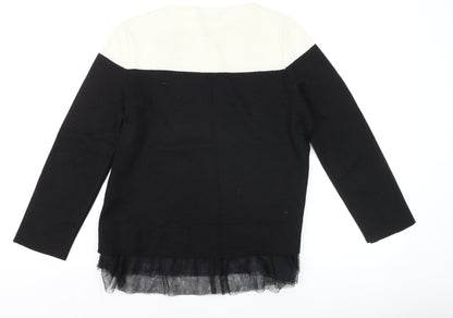 Womens UK Size 10 Maria Bellentani Black Pullover Jumper