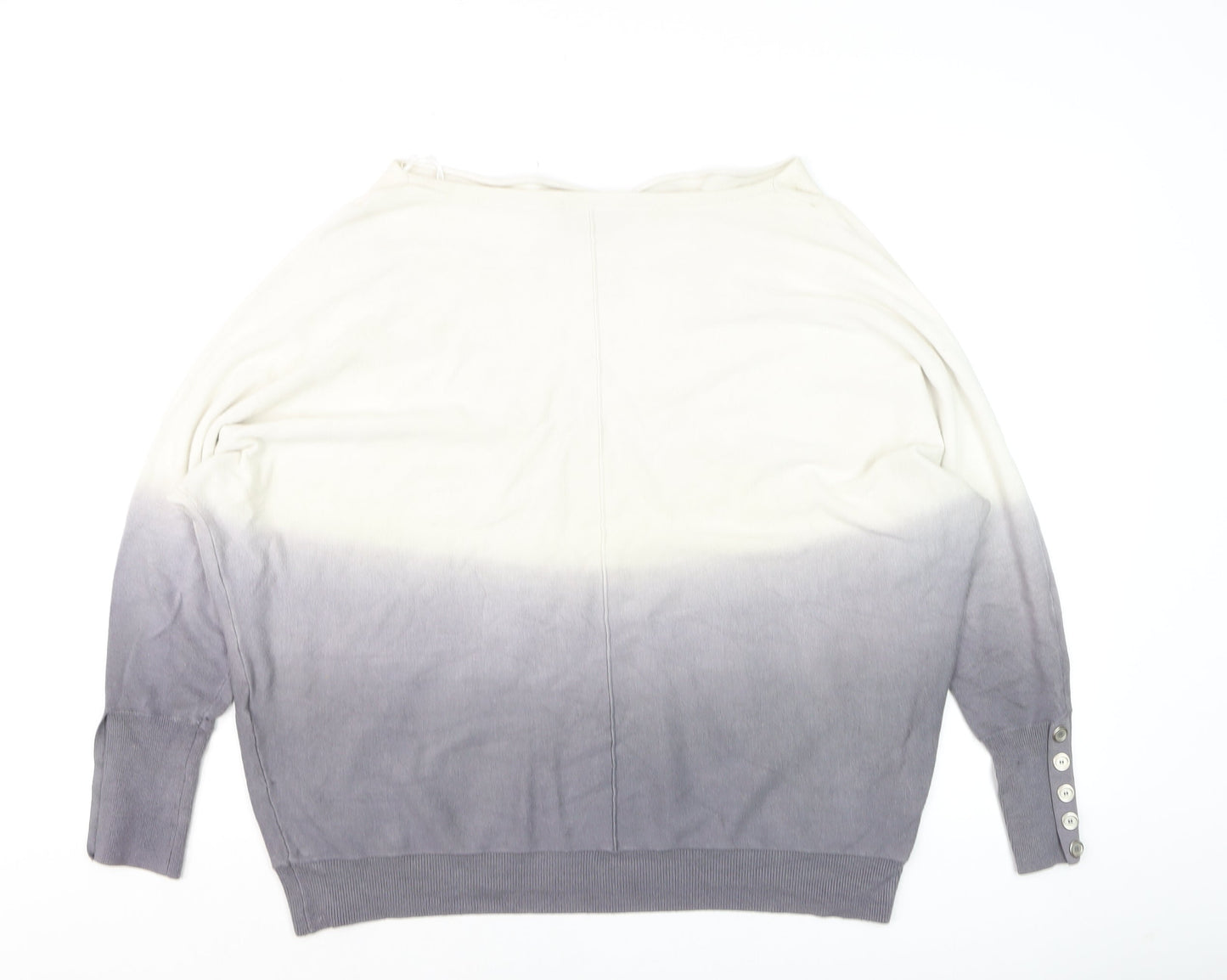 Womens UK Size 14 Mint Velvet Grey Pullover Jumper