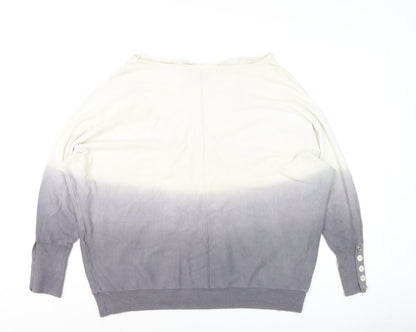 Womens UK Size 14 Mint Velvet Grey Pullover Jumper