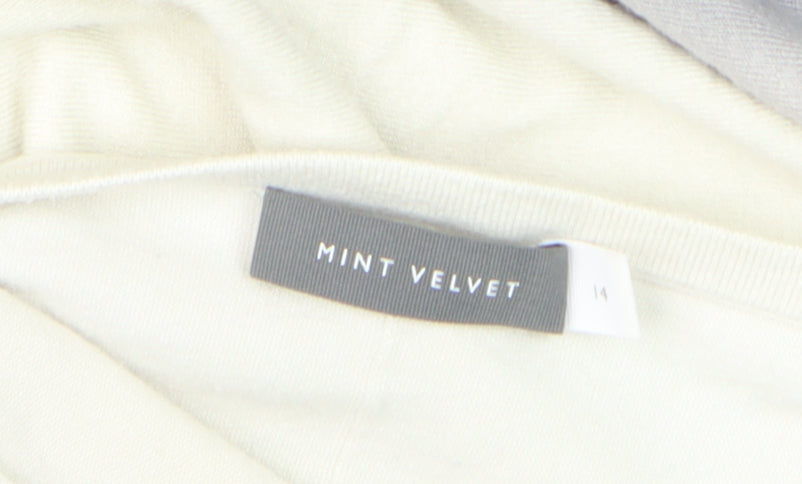 Womens UK Size 14 Mint Velvet Grey Pullover Jumper