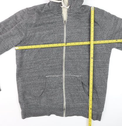 Mens UK Size XL Stanley & Stella Grey Full Zip Hoodie