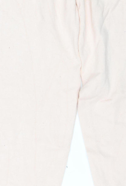 Womens UK Size XS Oasis Regular Fit Jogger Pink Trousers
