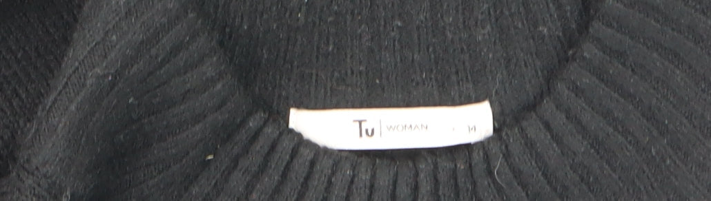 Womens UK Size 14 TU Black Pullover Jumper