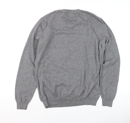 Mens UK Size M NEXT Grey Pullover Jumper