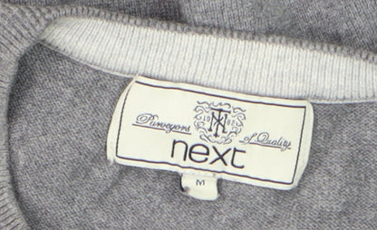 Mens UK Size M NEXT Grey Pullover Jumper