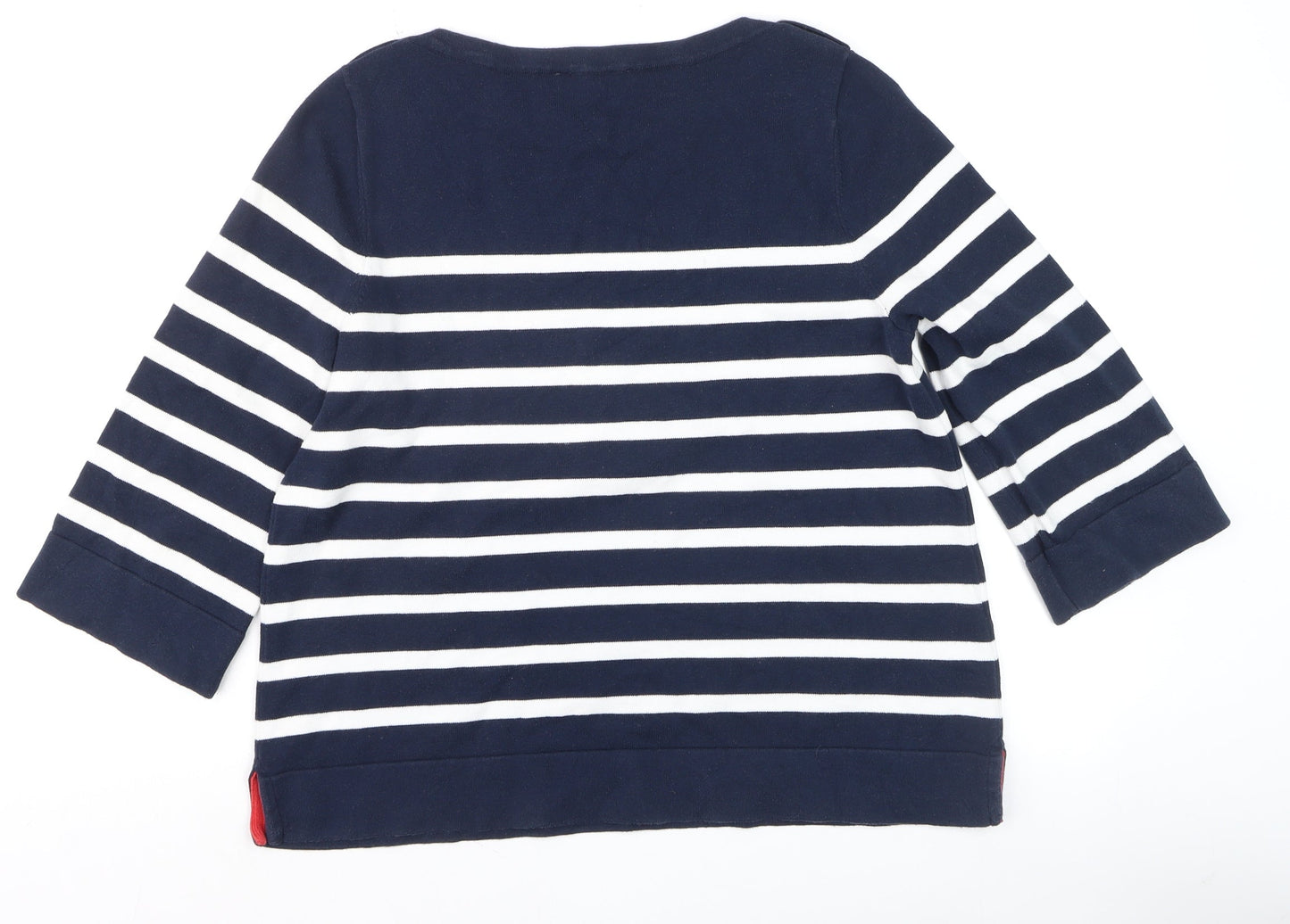 Womens UK Size 12 Laura Ashley Blue Pullover Jumper