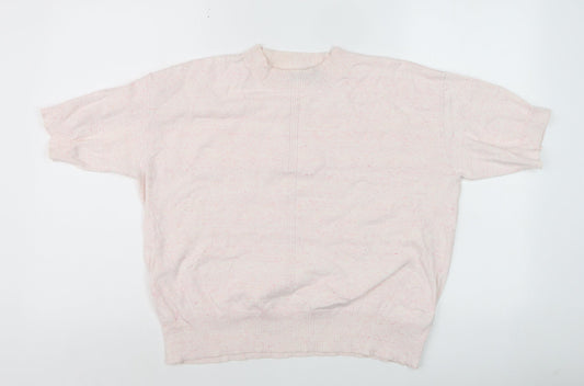 Womens UK Size M Marks and Spencer Pink Pullover Jumper