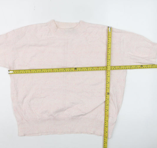 Womens UK Size M Marks and Spencer Pink Pullover Jumper