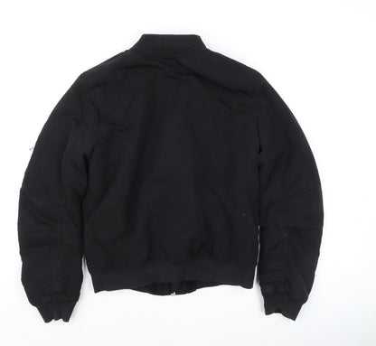 Womens UK Size 10 Select Black Bomber Jacket