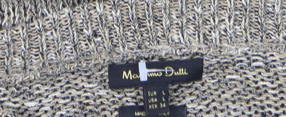 Womens UK Size L Massimo Dutti Grey Basic Blouse