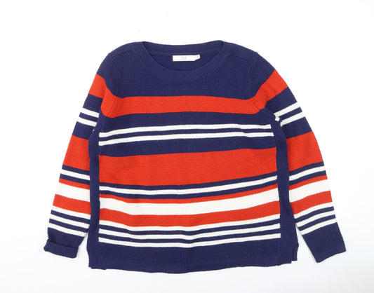 Womens UK Size M Isle Multicoloured Pullover Jumper