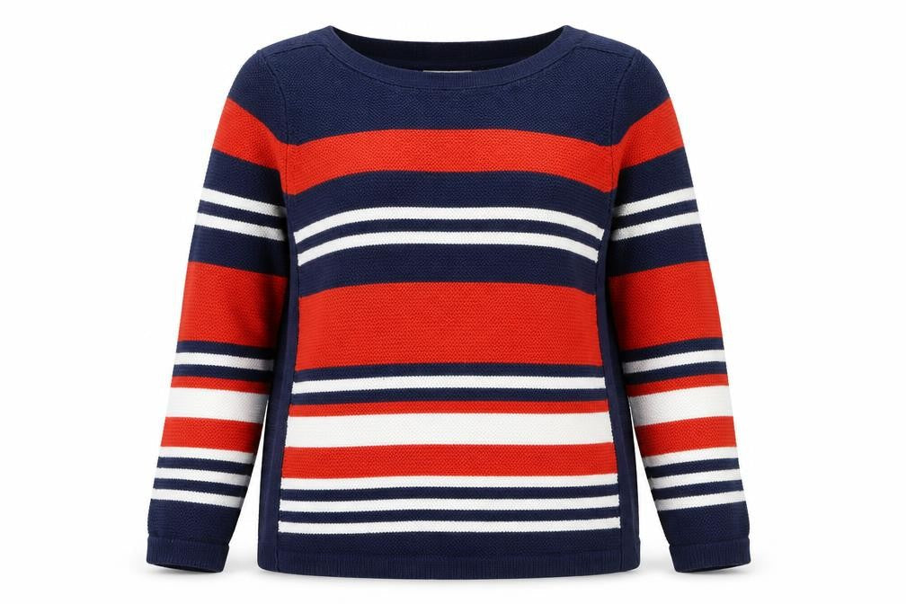Womens UK Size M Isle Multicoloured Pullover Jumper