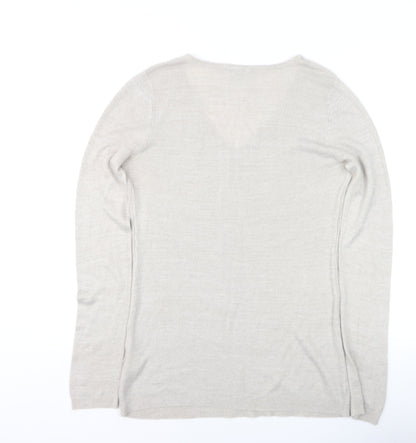 Womens UK Size M Delicate Love Beige Pullover Jumper