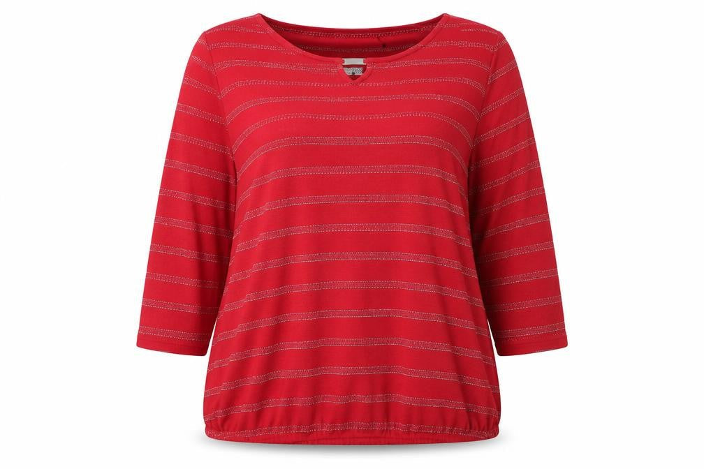 Womens UK Size 20 Bonmarché Red Basic T-Shirt