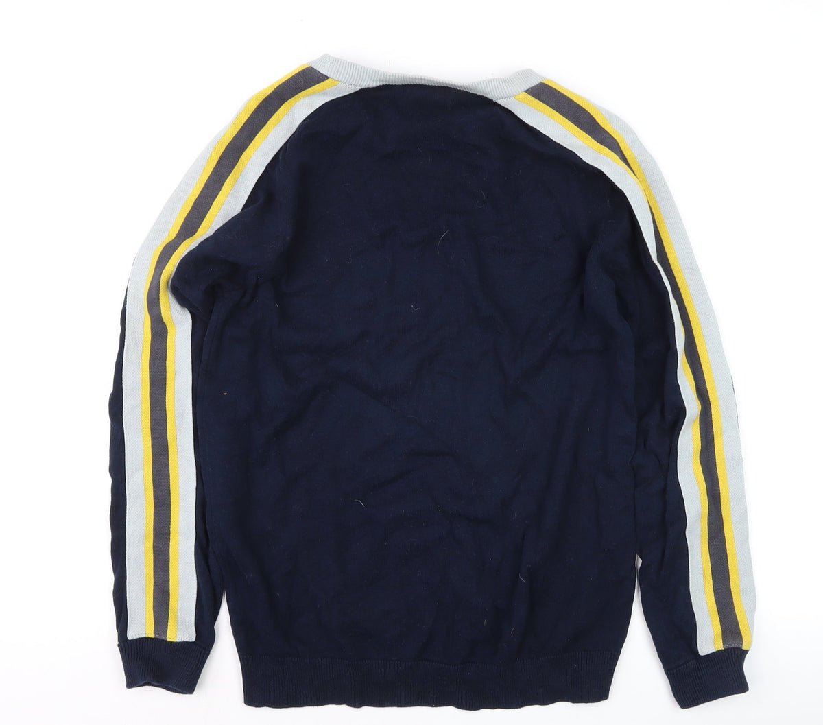 Mens UK Size M Pull&Bear Blue Pullover Jumper