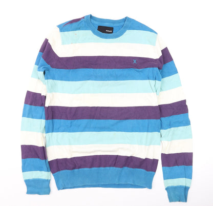 Mens UK Size S Hurley Blue Pullover Jumper