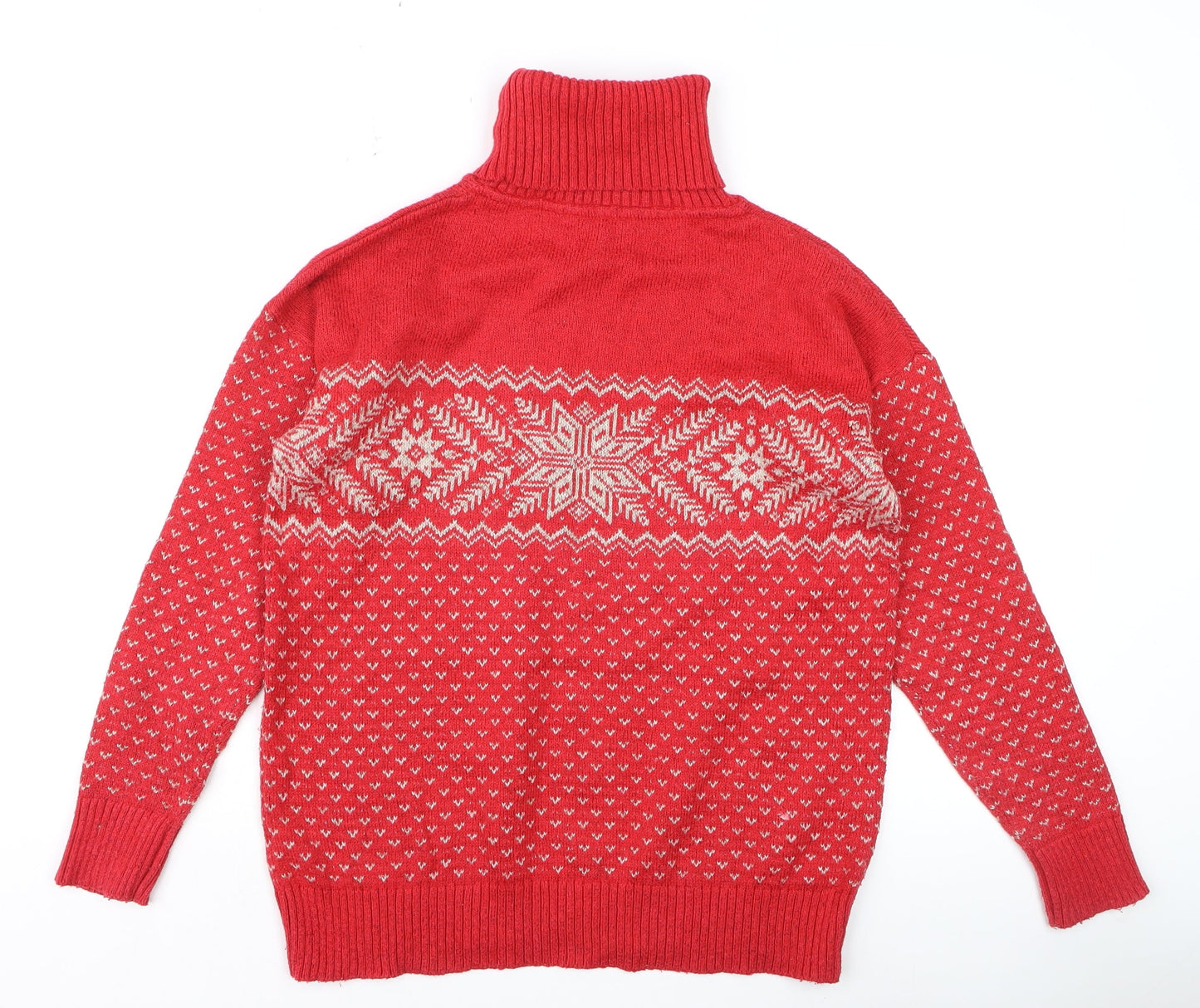 Womens UK Size 8 FatFace Red Pullover Jumper